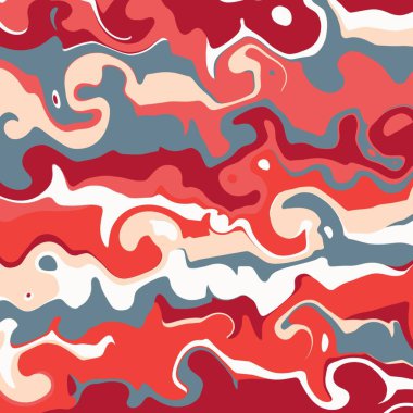 Yağlı boya çizgileri olan sıvı soyut bir arka plan. Renkli mermer arka plan suluboya. 