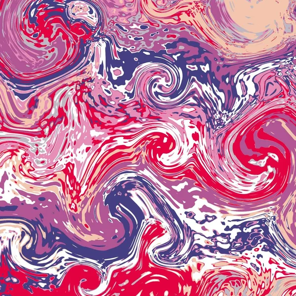 Liquid Abstract Background Oil Painting Streaks Colorful Marble Background Watercolor — Foto Stock