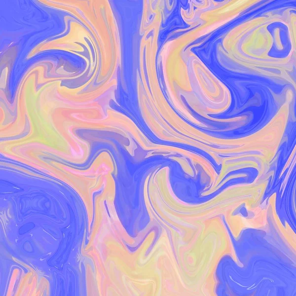 Liquid Abstract Background Oil Painting Streaks Colorful Marble Background Watercolor — Foto Stock
