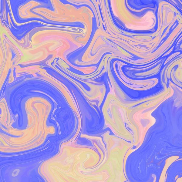 Flüssiger Abstrakter Hintergrund Mit Ölgemäldeschlieren Bunte Marmor Hintergrund Aquarell — Stockfoto