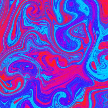 Yağlı boya çizgileri olan sıvı soyut bir arka plan. Renkli mermer arka plan suluboya. 