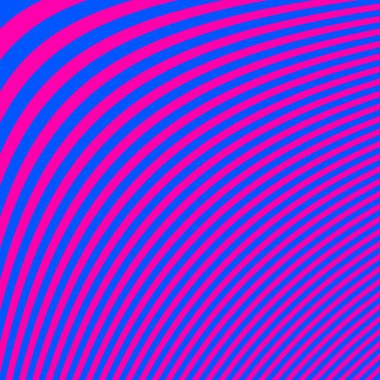 Basit fütüristik mavi ve pembe çizgili desen karışımı. Renkli arkaplan tasarımı.