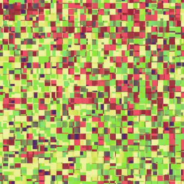 Renkli modern, güzel ve pikselli, mozaik veya kare nokta desenli fütüristik arkaplan.