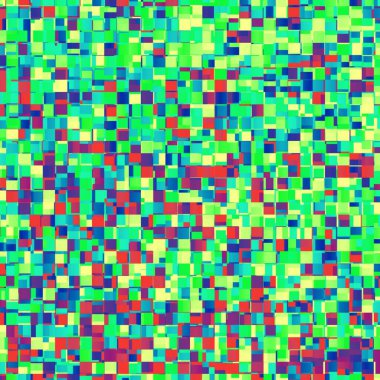 Renkli modern, güzel ve pikselli, mozaik veya kare nokta desenli fütüristik arkaplan.