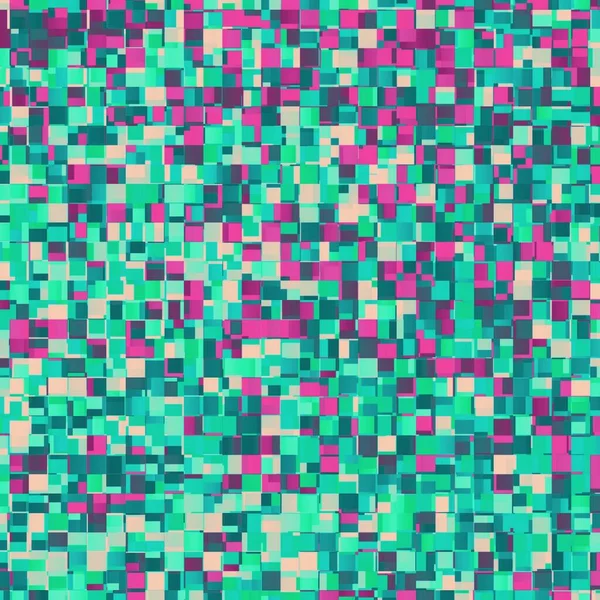 Colorful Modern Beautiful Futuristic Abstract Background Pixel Mosaic Square Dot — Foto Stock