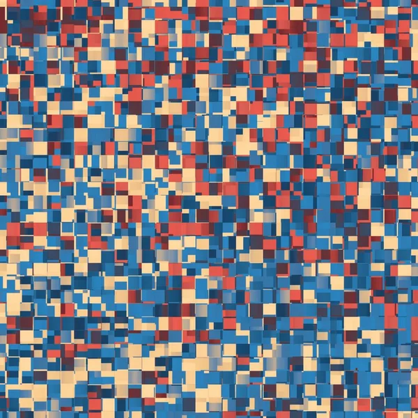 Colorful Modern Beautiful Futuristic Abstract Background Pixel Mosaic Square Dot — Stock Photo, Image