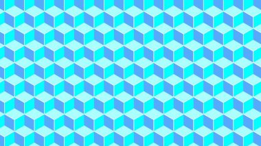Modern and futuristic geometric hex cube background pattern. Suitable for presentation background, template, backdrop, poster, flyer, etc.