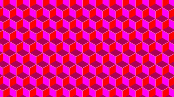 Modern and futuristic geometric hex cube background pattern. Suitable for presentation background, template, backdrop, poster, flyer, etc.