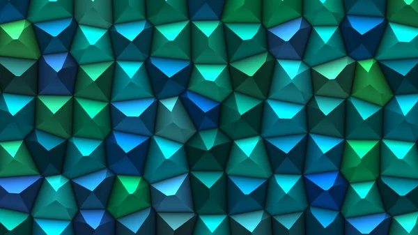 Beautiful Abstract Background Colorful Voronoi Gems — Foto de Stock