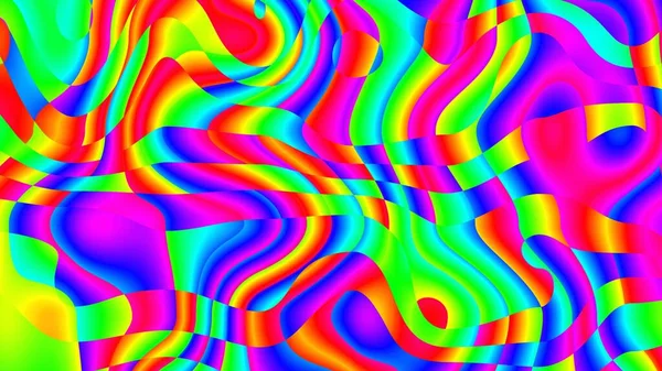 Colorful Futuristic Grid Displace Pattern Illustration Background Presentation Background Design — Stockfoto