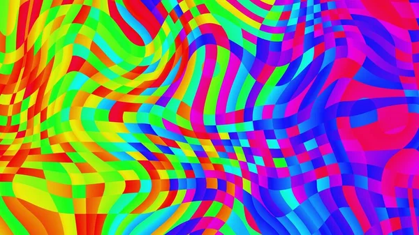 Colorful Futuristic Grid Displace Pattern Illustration Background Presentation Background Design — Fotografia de Stock