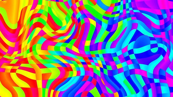 Colorful Futuristic Grid Displace Pattern Illustration Background Presentation Background Design — Foto de Stock