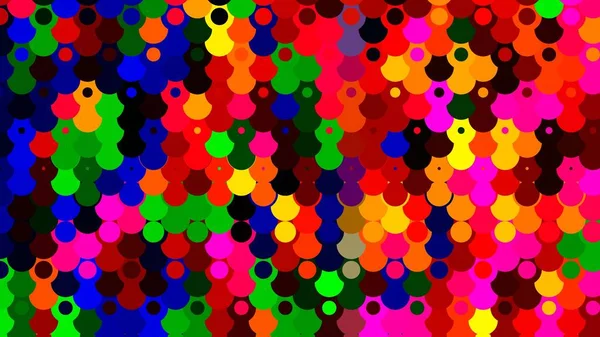 Colorful Radial Hex Pattern Illustration Background Presentation Background Design Suitable — ストック写真