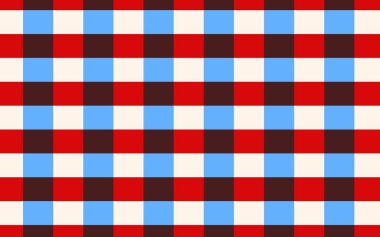 Colorful checkered pattern background. Seamless pattern illustration background. Tablecloth pattern. Gingham illustration pattern. Plaid patterns. Retro and vintage line patterns.
