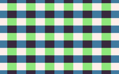 Colorful checkered pattern background. Seamless pattern illustration background. Tablecloth pattern. Gingham illustration pattern. Plaid patterns. Retro and vintage line patterns.