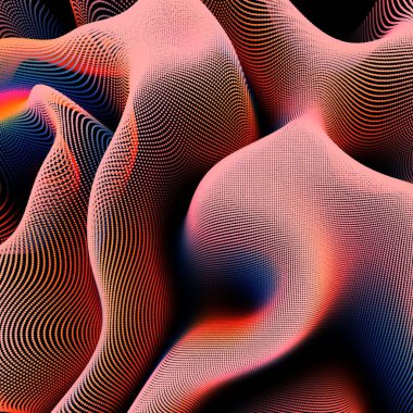 Colorful abstract 3D background. Modern 3D wavy background. Liquid pattern style. Suitable for book cover, poster, presentation, website, flyer, backdrop, backdrop, and social media templates.