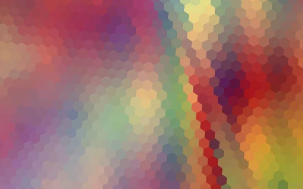 Αφηρημένο Πολύχρωμο Φόντο Εξάγωνο Αφηρημένα Χρωματιστά Εξάγωνα Πολύχρωμο Δεκαεξαδικό Εικονογραφημένο — Φωτογραφία Αρχείου