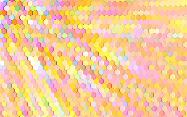 Fondo Hexágono Colorido Abstracto Hexagones Color Abstracto Fondo Patrón Pixelado — Foto de Stock
