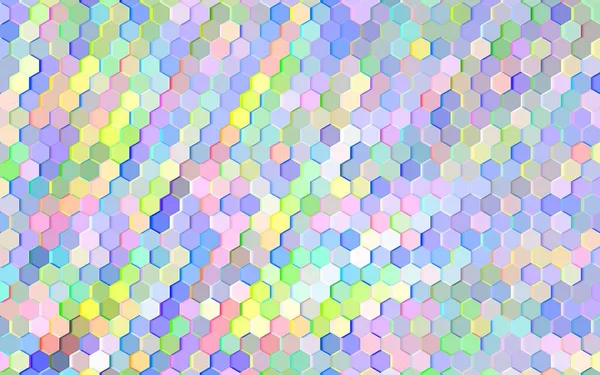 Fondo Hexágono Colorido Abstracto Hexagones Color Abstracto Fondo Patrón Pixelado —  Fotos de Stock