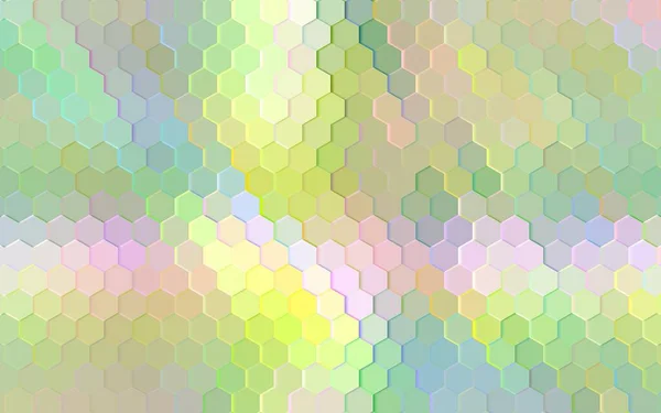 Αφηρημένο Πολύχρωμο Φόντο Εξάγωνο Αφηρημένα Χρωματιστά Εξάγωνα Πολύχρωμο Δεκαεξαδικό Εικονογραφημένο — Φωτογραφία Αρχείου
