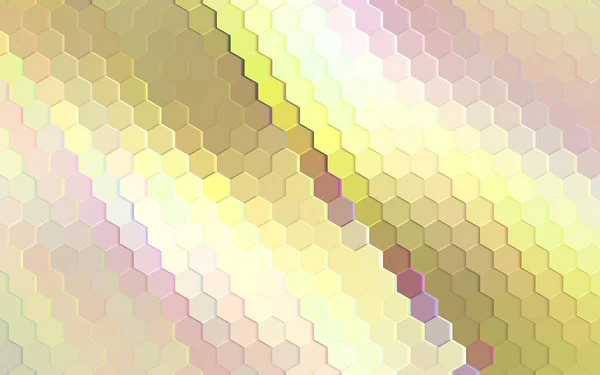 Abstract Kleurrijke Zeshoekige Achtergrond Abstracte Gekleurde Zeshoeken Kleurrijke Hex Pixelvormige — Stockfoto