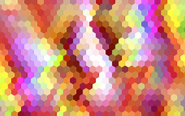 Fondo Hexágono Colorido Abstracto Hexagones Color Abstracto Fondo Patrón Pixelado —  Fotos de Stock
