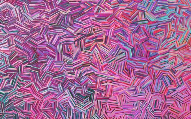 Mozaik karelerde güzel ve sanatsal çok renkli çizgiler. Renkli, dikişsiz geometrik arkaplan ve çizgi karışımı. Renkli soyut dikişsiz grunge deseni.