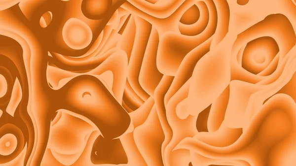 Modern Abstract Pastel Orange Color Paper Art Illustration Background Futuristic — Stock Photo, Image