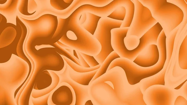 Modern Abstract Pastel Orange Color Paper Art Illustration Background Futuristic — Stock Photo, Image