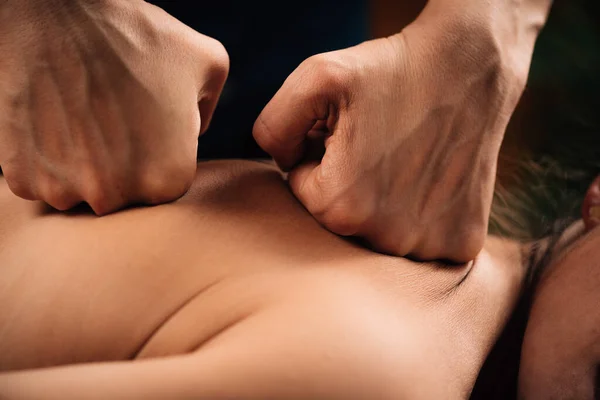 Djup Vävnad Massageterapi — Stockfoto