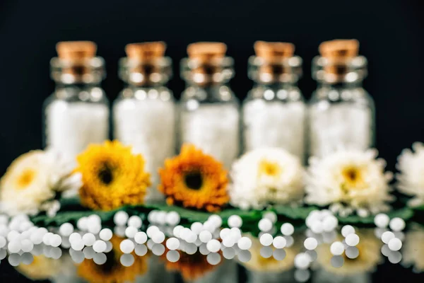 Homeopati Och Örtmedicin Begreppet Alternativ Medicin — Stockfoto