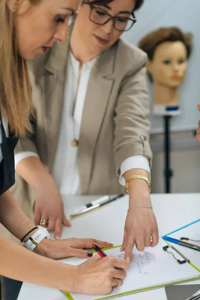 Cosmetología Educación Micro Las Cejas Estocástico Centro Estético Belleza Tatuaje — Foto de Stock