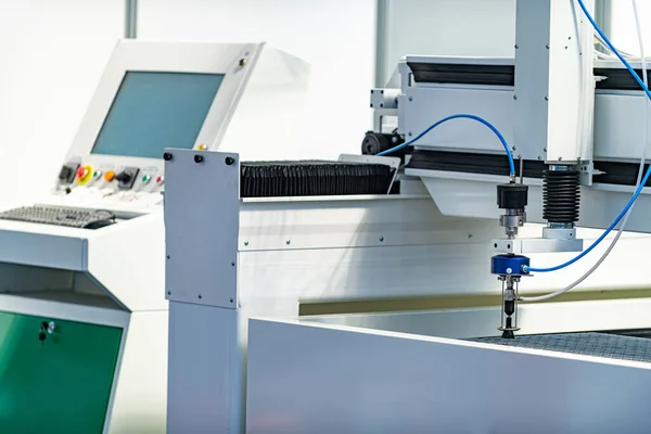 Macchine Utensili Cnc Automatiche Nuova Tecnologia — Foto Stock