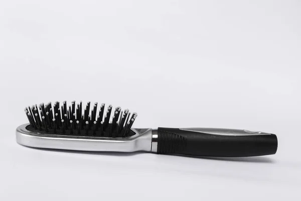 Beyaz Arkaplanda Izole Edilmiş Saç Fırçası — Stok fotoğraf