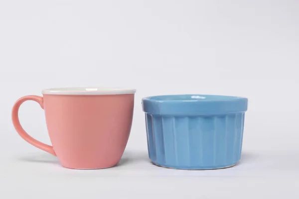 Ceramic Cup Bowl Isolated White Background — Zdjęcie stockowe