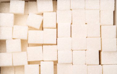 Şeker küpleri kapatın, arkaplan