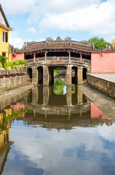 Hoi Vietnam November 2019 Ancient Covered Japanese Bridge — Fotografia de Stock