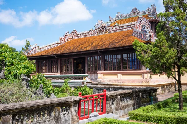 Hue Vietnam November 2019 Imperial Citadel Reading Pavilion Ngoc Dich — Fotografia de Stock