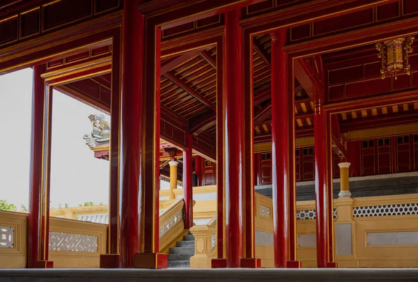 Hue Vietnam November 2019 Imperial Citadel Side Entrance Imperial Royal — Fotografia de Stock