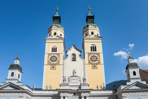 Italien Brixen Blick Nach Oben Auf Die Fassade Des Barocken — Stockfoto
