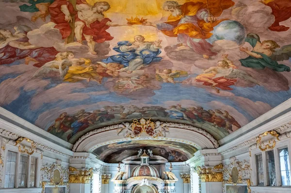 Bressanone Itálie Září 2020 Kaple Klenby Hofburg Palác Knížat Biskupů — Stock fotografie