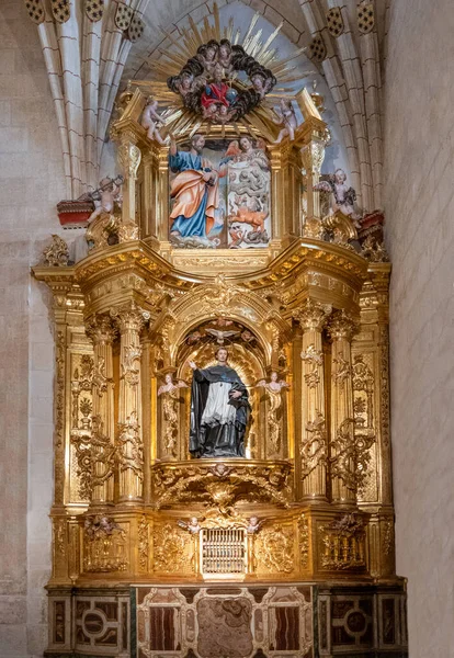 Burgos Spanien Juni 2018 Ett Gyllene Altare Sidogången Till Katedralen — Stockfoto