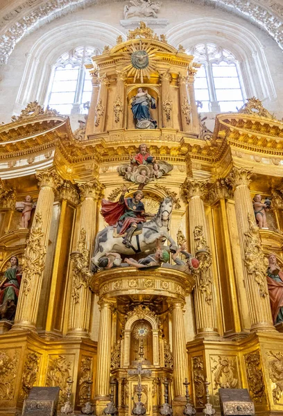 Burgos Espagne Juin 2018 Autel Saint Georges Dans Cathédrale Sainte — Photo