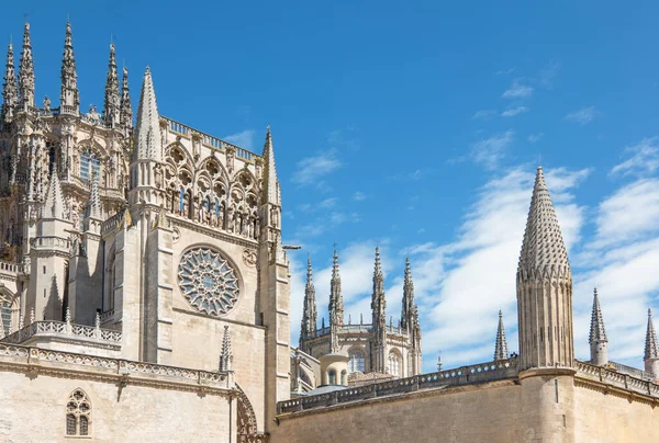 España Burgos Detalle Catedral Santa María — Foto de Stock