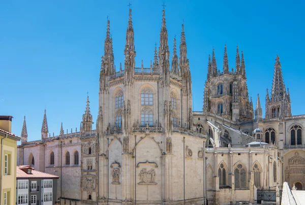 España Burgos Vista Del Ábside Catedral Santa María — Foto de Stock