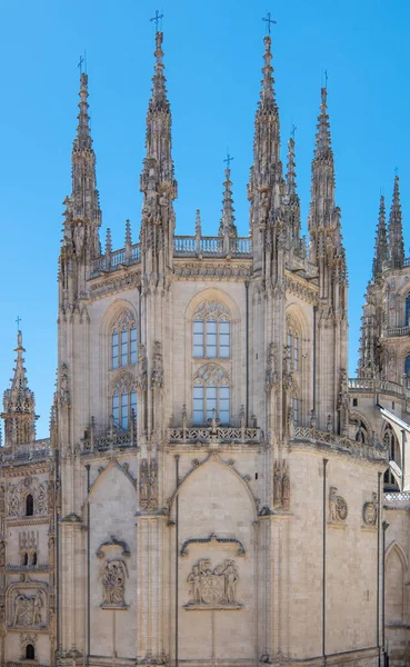 España Burgos Vista Del Ábside Catedral Santa María — Foto de Stock