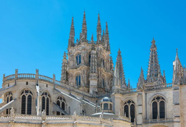 España Burgos Vista Del Ábside Catedral Santa María — Foto de Stock