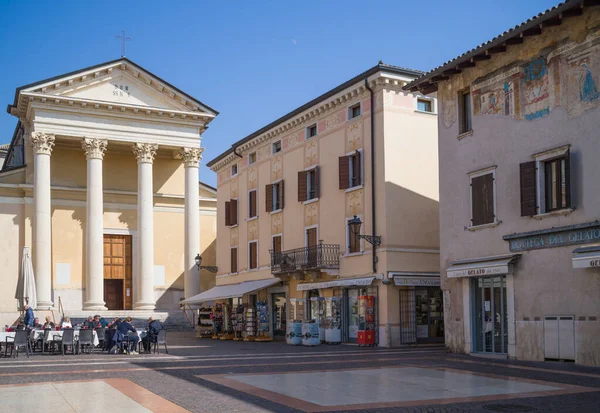 Bardolino Italy March 2022 Stores Coffee Bar Matteotti Square Nicholas — Stok fotoğraf