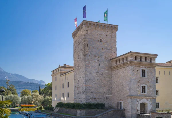 Riva Del Garda Italy March 2022 Rocca Medieval Fortress Today — Stockfoto