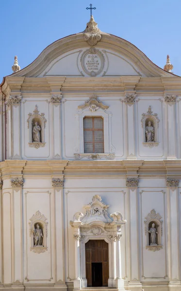 Riva Del Garda Italy Facade Archpriest Church Chiesa Arcipetale — Fotografia de Stock